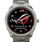 ROG Republic Of Gamers Logo Unisex Sport Metal Watch