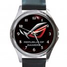 ROG Republic Of Gamers Logo Unisex Round Metal Watch
