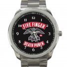 5FDP 5 Finger Death Punch With Eagle Logo Unisex Sport Metal Watch