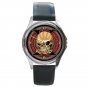 Five Finger Death Punch Decade Of Destruction Logo Unisex Round Metal Watch