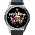 Five Finger Death Punch Iron Cross Unisex Round Metal Watch