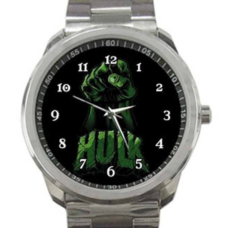The Incredible Hulk's Hand Unisex Sport Metal Watch