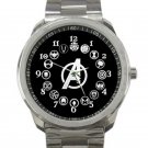 Marvel Avengers Movie Tags Unisex Sport Metal Watch