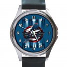 Captain America Avengers Logo Unisex Round Metal Watch