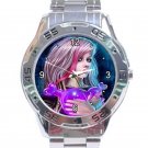 Avril Lavigne Rock Singer Art Print Unisex Stainless Steel Analogue Watch