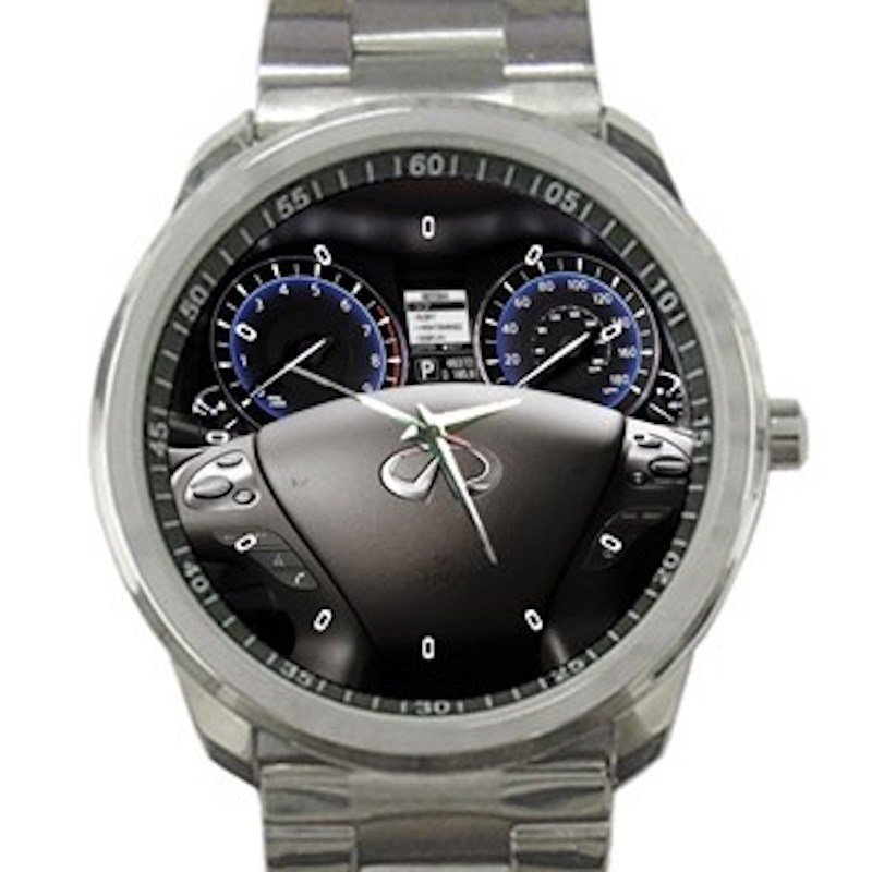 2011 Infiniti M37 Sedan Steering Wheel Unisex Sport Metal Watch