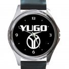 Yugo Car Logo Unisex Round Metal Watch