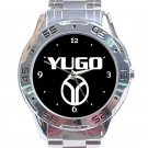 Yugo Car Logo Unisex Stainless Steel Analogue Watch