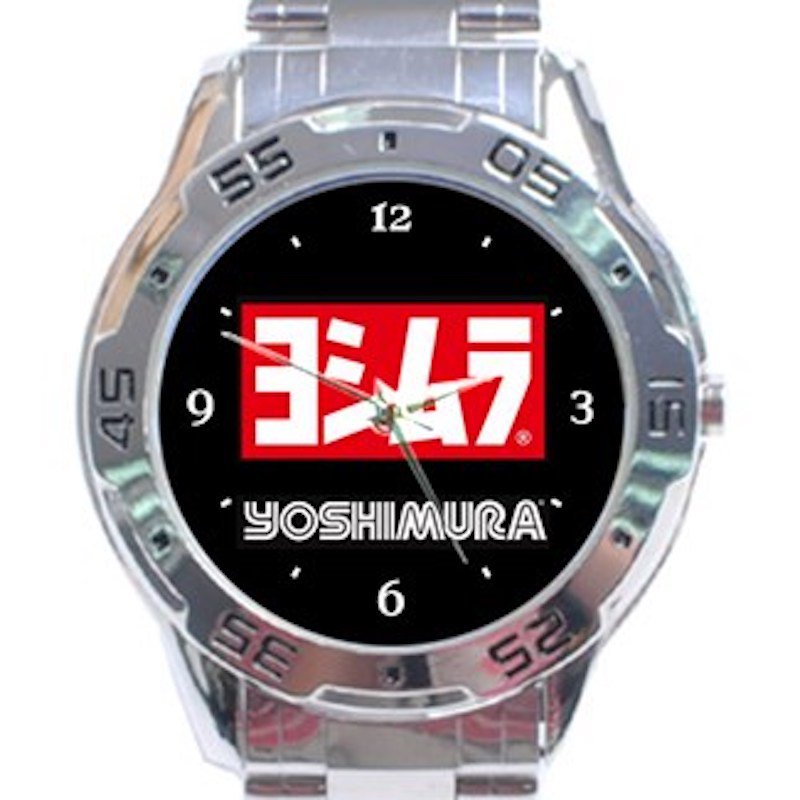 Yoshimura R&D Logo Unisex Stainless Steel Analogue Watch