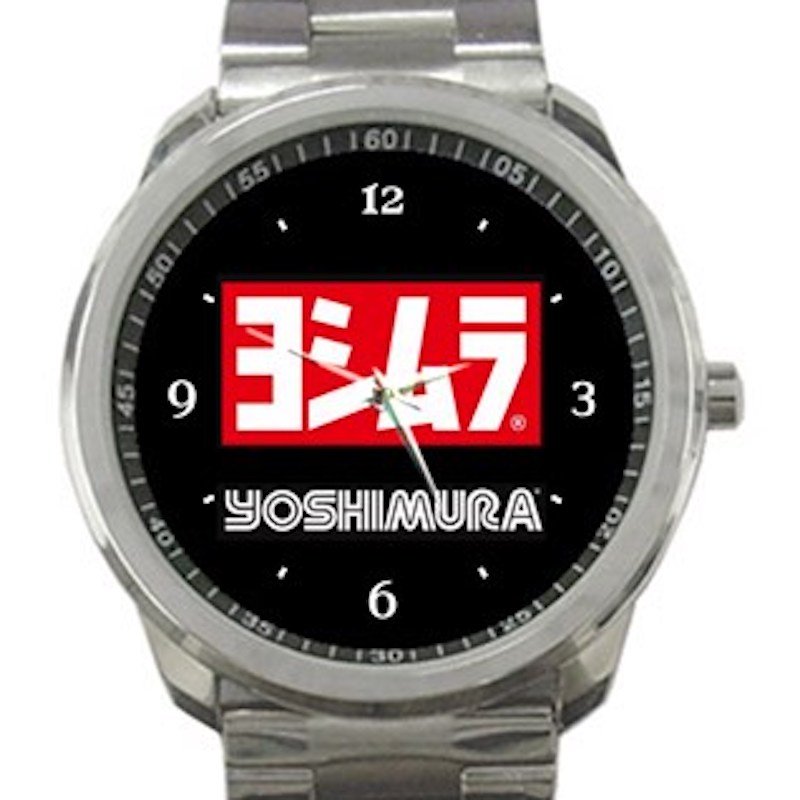 Yoshimura R&D Logo Unisex Sport Metal Watch