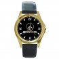 MERCEDES BENZ AMG CLASSIC Logo Unisex Round Gold Metal Watch