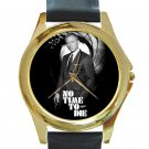 Daniel Craig James Bond No Time To Die Unisex Round Gold Metal Watch