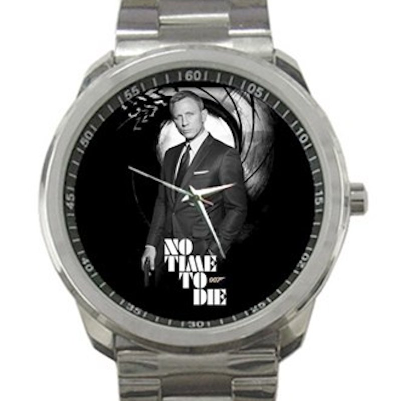 Daniel Craig James Bond No Time To Die Unisex Sport Metal Watch
