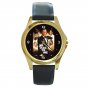 James Bond 007 No Time To Die Movie Unisex Round Gold Metal Watch