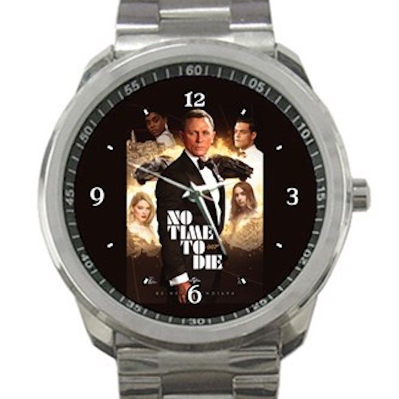 James Bond 007 No Time To Die Movie Unisex Sport Metal Watch