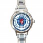 Glasgow Rangers Club Round Italian Charm Watch