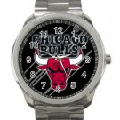 Chicago Bulls NBA Basketball Team Logo 1 Unisex Sport Metal Watch