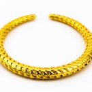 D-STRUTURA Solid, Bracelet. Small size d=59cm. 18k Gold Plated Brass.