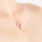 HEAD TO HEAD Matchless, Pendant with chain. 14k Rosegold Plated Brass.