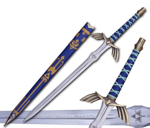 Legend of Zelda FULL TANG Master Sword SHARP 1045 Carbon Steel LIMITED ...