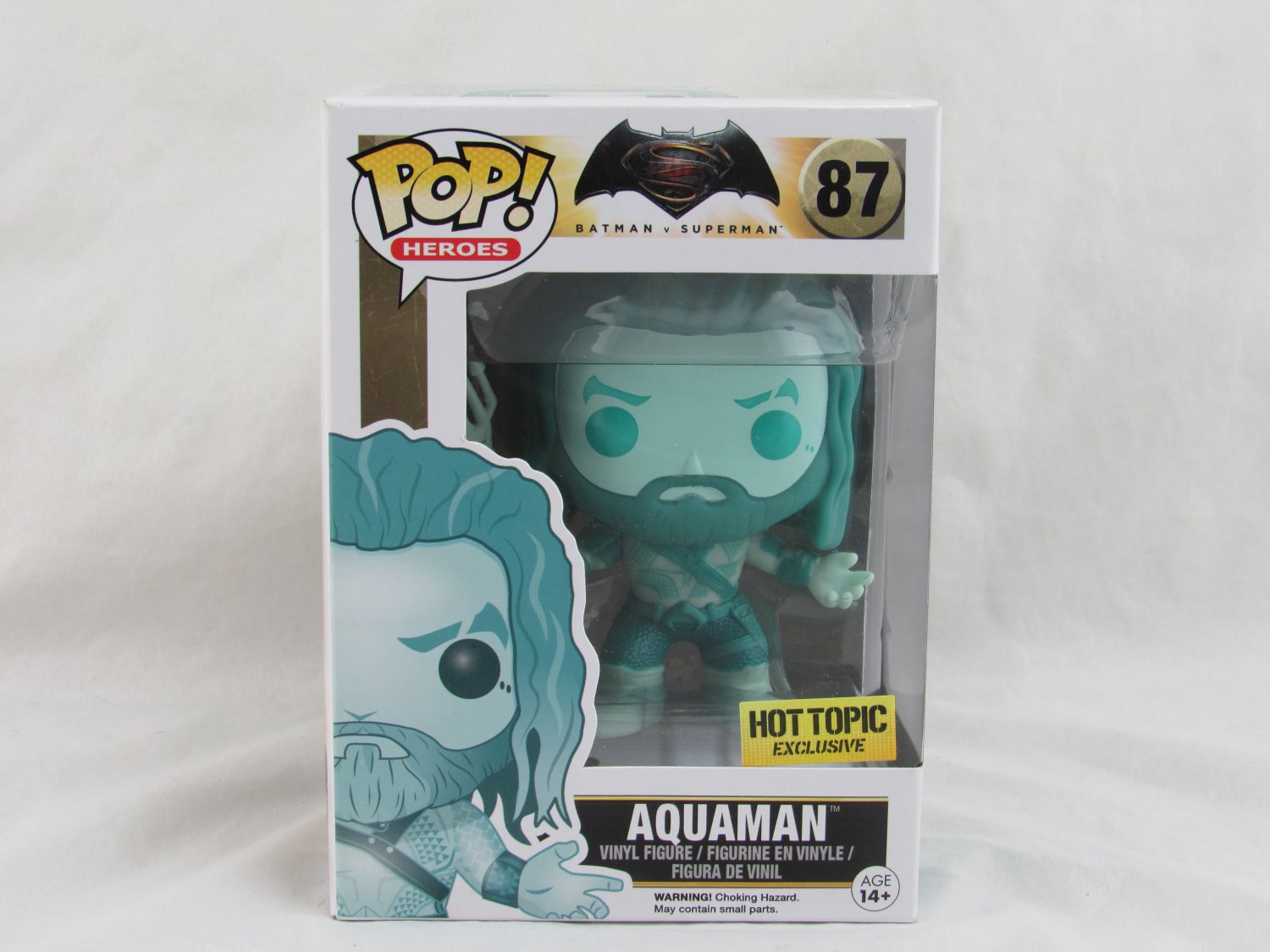Funko Pop! Batman V Superman Aquaman #87 Hot Topic Exclusive
