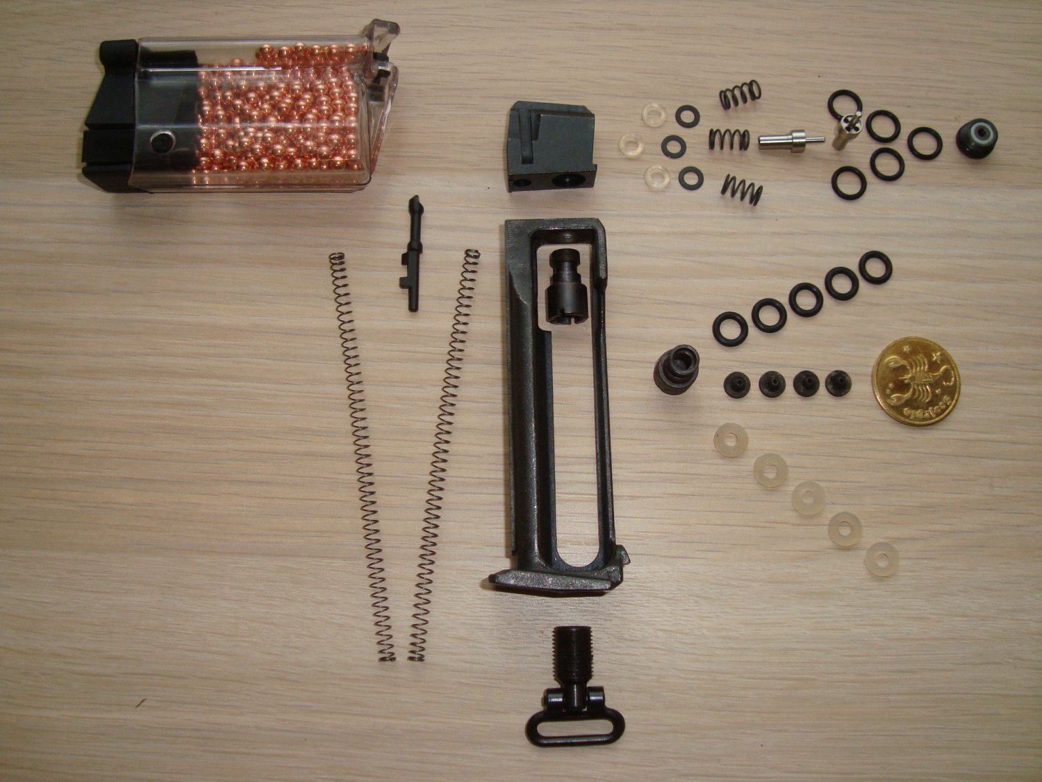 Magazine mp-654k for gen 1-4 and 5 with numbers T 15, T 16 has wide frame, repair kit, made to order