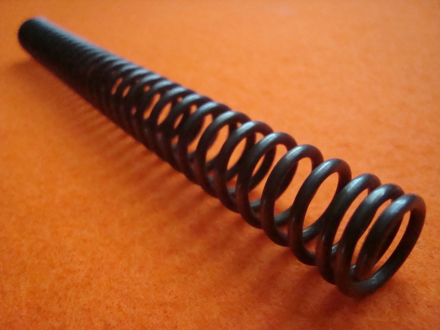 Spring reinforced for IZH-53 and MP-53M has an optimal length and compressive stress, made to order.
