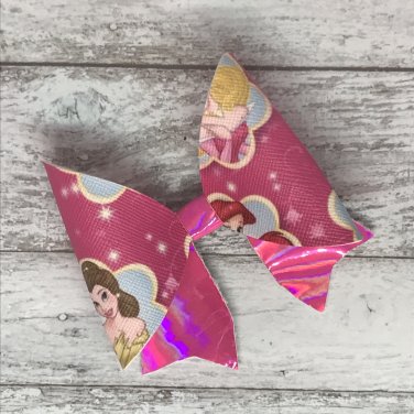 Pink Princess Cheer Bow