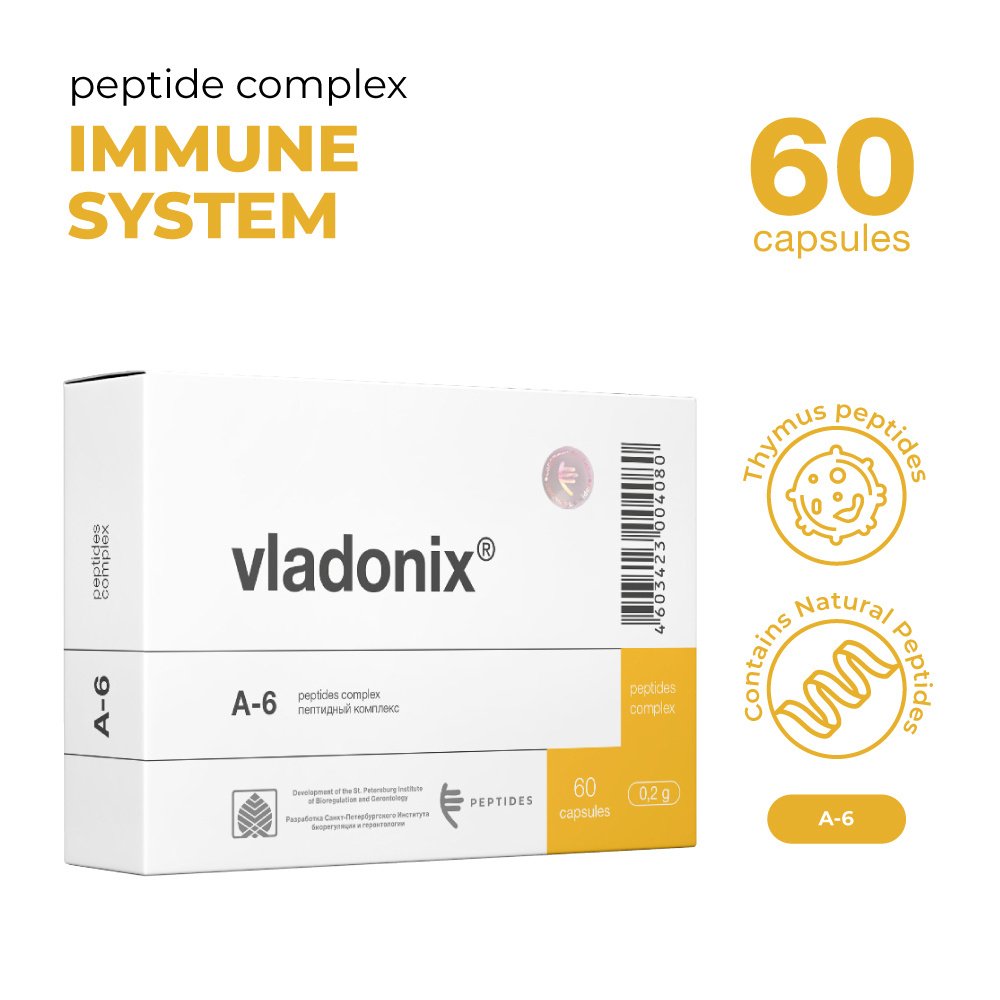 Vladonix - thymus peptides 60caps. x 0.2g