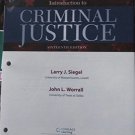 Introduction to Criminal Justice, Loose-Leaf Version LIKE NEW