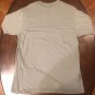LEVIS Shirt Mens LARGE Gray Standard Short Sleeve Spell out Logo Crew