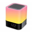 3in1 LED Alarm Clock Touch Sensor Night Light Lamp Bluetooth Speaker Mp3 Player