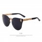 Sunglasses Women Frame Gothic Skull Metal Uv400 Temple Fashion Eyewear Uv400 New