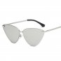 Cat Eye Sunglasses Women Retro Fashion Metal Frame Tinted Lens Uv400 Oversized