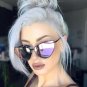 Cat Eye Sunglasses Women Retro Fashion Metal Frame Tinted Lens Uv400 Oversized