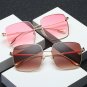 Flat Top Women Sunglasses Aviator Oversized Square Mirror Fashion Polarized Uv