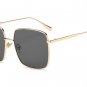 Flat Top Women Sunglasses Aviator Oversized Square Mirror Fashion Polarized Uv