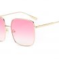 Flat Top Women Sunglasses Aviator Oversized Square Mirror Fashion Polarized Uv