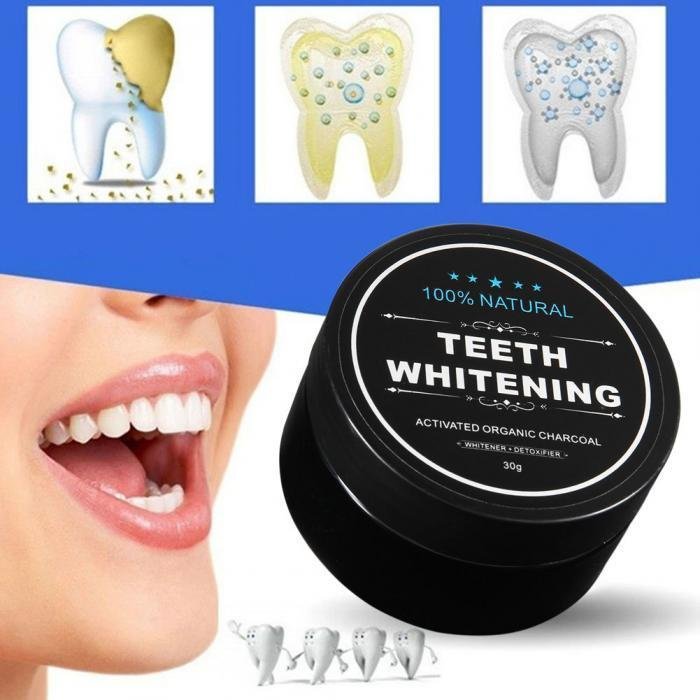 Charcoal Activated Bamboo Powder Teeth Whitening Food Grade Natural Detox Carbon