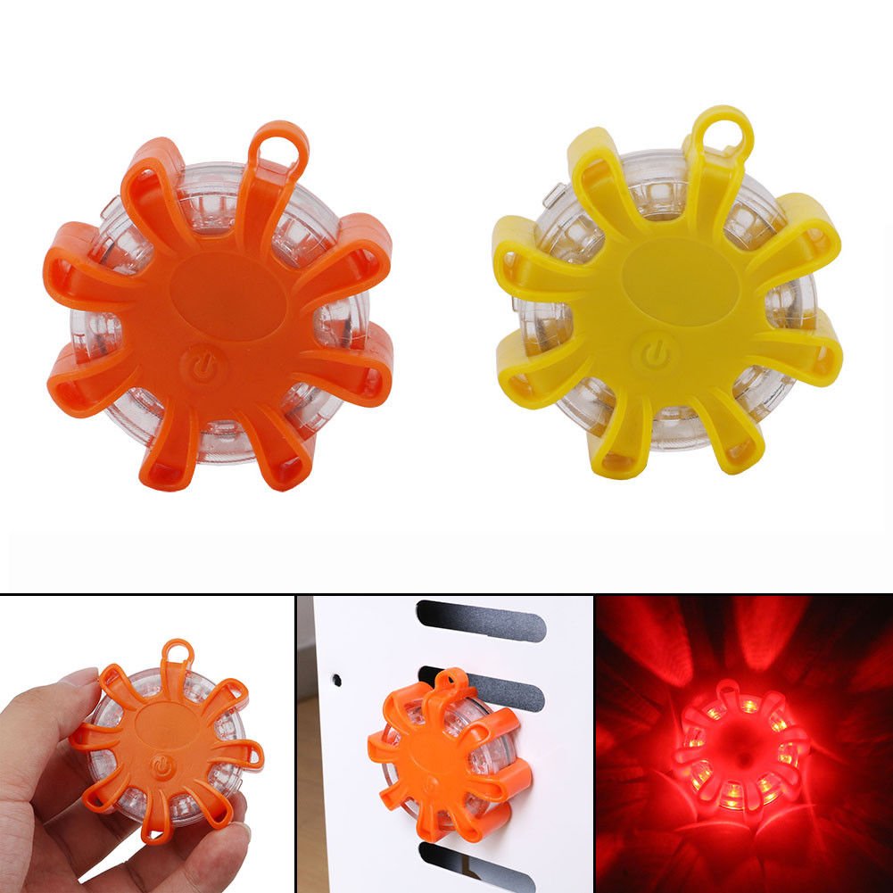 Emergency Beacon Led Road Flares Magnetic Roadside Flashing Lights Car Safety