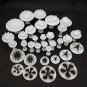 33pcs/set Sugarcraft Cake Decorating Fondant Plunger Cutters Tools Mold Baking