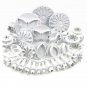 33pcs/set Sugarcraft Cake Decorating Fondant Plunger Cutters Tools Mold Baking