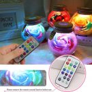 Led Light Night Lamp RGB Dimmer Flower Bottle Creative Romantic Rose Bulb Hot