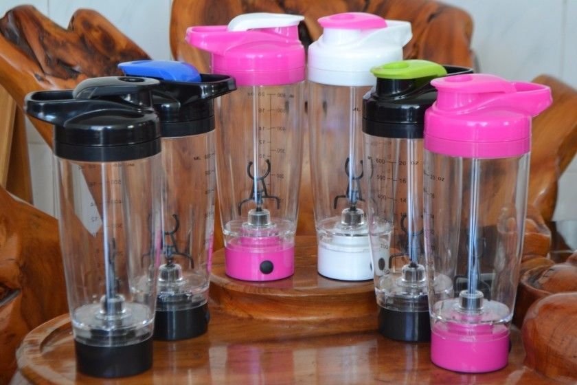 Protein Shaker Bottle Electric Blender Mixer Cup Fitness Sport Portable Gym