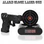 Alarm Clock Target Gun Laser Lcd Novelty Shooting Screen Shoot Gadget Game Toy