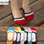 Socks Women 10pcs 5 Pairs Invisible Anti Skid Cotton Lace Short Cut Low Ankle