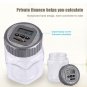 Money Counting Box Bank Coin Digital Saving Jar Electronic Automatic Kids LCD 3D