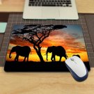 Mouse Pad Mat Computer Pc Gaming Non Slip Soft Desk Decor Elephant Vintage 3D