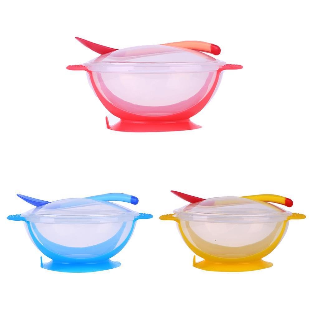 Baby Tableware Dinnerware Set Bowl Kids Feeding Plate Fiber Eco Sensing 3Pcs/set