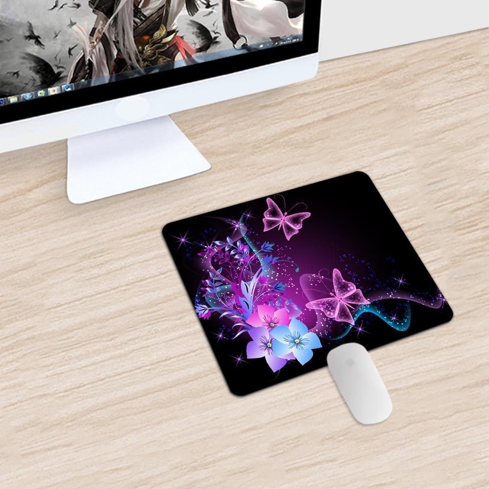 Mouse Pad Computer Pc Mousepad Optical Soft Laptop Neoprene Mat Gaming Desk Slip
